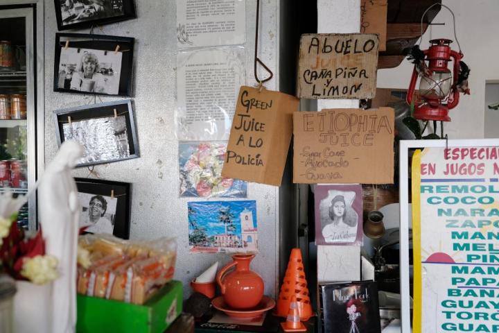 many stacks of flyers on a table